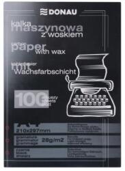 DONAU Hârtie carbon neagră, 100 buc
