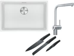 Franke Készlet konyhai csaptelep Franke Atlas Neo Sensor 115.0625. 523, gránit mosogató Franke Maris 125.0687. 259, 112.0545. 792