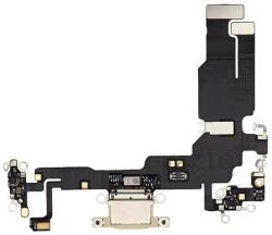 tel-szalk-192969514422 Apple iPhone 15 Plus töltőcsatlakozó port panel Sárga (tel-szalk-192969514422)