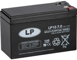  Landport Akkumulátor 12V 7Ah Szünetmentes LP12-7 (AKKU LP12-7)