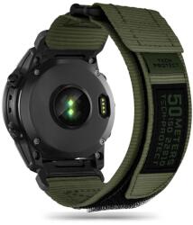 Okosóra Szíj Tech-protect Scout Pro Garmin Fenix 22mm 5 / 6 / 6 Pro / 7 Military Green