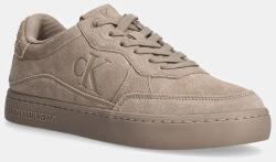 Calvin Klein Jeans velúr sportcipő CLASSIC CUPSOLE ICONIC SNK barna, YM0YM01094 - barna Férfi 41