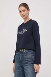 Tommy Hilfiger pamut hosszúujjú sötétkék - sötétkék XS - answear - 18 990 Ft