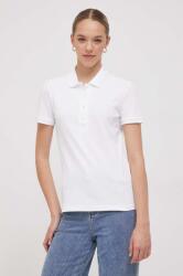 Lacoste t-shirt női, galléros, fehér - fehér 40