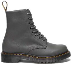Dr. Martens bőr bakancs 1460 Pascal szürke, női, lapos talpú, DM31693029 - szürke Női 36