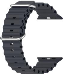 Curea OCEAN pentru Apple Watch Ultra 1 / 2 (49 mm) / 9 / 8 / 7 (45 mm) / 6 / SE / 5 / 4 (44 mm) / 3 / 2 / 1 (42 mm) negru