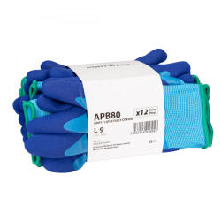 Portwest Grip 13 Latex teljesen bevont kesztyű (12 pár) (kék L) (APB80B4RL)