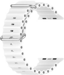  Curea OCEAN pentru Apple Watch Ultra 1 / 2 (49 mm) / 9 / 8 / 7 (45 mm) / 6 / SE / 5 / 4 (44 mm) / 3 / 2 / 1 (42 mm) alb