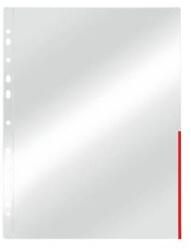 Esselte Folie de protectie Esselte A4 105 microni margine color 100 bucati/set rosu (ESS55363)