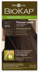 BioKap Nutricolor Delicato Permanent Hair Color 140 ml Vopsea fără de amoniac 4.0 Natural Brown