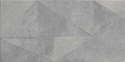  60x120 GE Hermes Gris Dekorcsempe középszürke kőhatású lézervágott