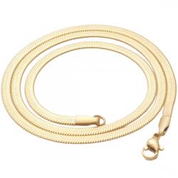 HARAHU GL-34688 nyaklánc - Arany/55cm/3mm KP34688