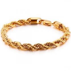 HARAHU DA-34711 karlánc - Arany/22cm/6mm KP34711