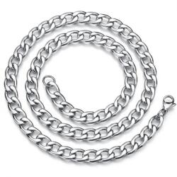 HARAHU DE-34657 nyaklánc - Ezüst/60cm/7mm KP34657