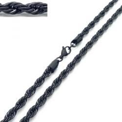 HARAHU Férfi Nyaklánc - Fekete/50cm/2mm KP34712