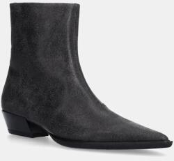 Vagabond Shoemakers bőr csizma CASSIE fekete, női, magassarkú, 5850-207-21 - fekete Női 36