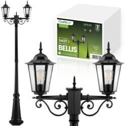 Lumileds Kerti állólámpa LED oszlop 200cm E27 kültéri dekoratív lámpa BELLIS LUMILED (LUMOGR0132)
