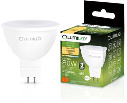Lumileds LED izzó GU5.3 MR16 8W = 80W 720lm 3000K Meleg 120° 12V LUMILED (LUMLEDE0230) - luxcenter