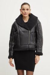 Bardot rövid kabát DASHA női, fekete, átmeneti, oversize, 59469JB - fekete L