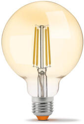 Videx E27 G95 LED izzó 7W = 53W 700lm 2200K meleg borostyánszálas 360°-ban szabályozható VIDEX (VIDLED1410)
