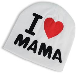 HARAHU Șapcă I love mama - Albă KP12443
