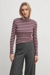 Pepe Jeans hosszú ujjú EFELINA női, félgarbó nyakú, piros, PL505936 - piros XS