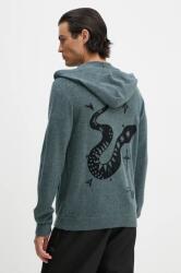 Zadig&Voltaire gyapjú kardigán KMCA00223 - kék XL