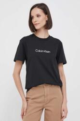 Calvin Klein pamut póló fekete - fekete S - answear - 12 990 Ft