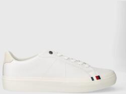 Tommy Hilfiger bőr sportcipő THICK VULC LOW PREMIUM LTH fehér, FM0FM04881 - fehér Férfi 41