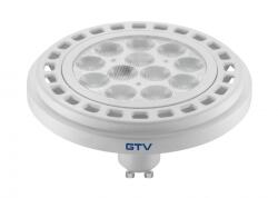 GTV LD-ES11110-30 LED fényforrás, AR111/ES111, 12W, GU10, 950 lm, AC220-240V, 50-60Hz, 45°, 104mA, 3000K, fehér, b. w. , 65mm (LD-ES11110-30)