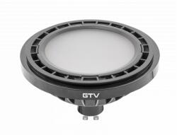 GTV LD-ES111NW13W120-10 LED FÉNYFORRÁS, A-G, AR111/ES111, 4000K, GU10, 12, 5W, AC220-240V, 120°, 1250lm, 109mA, fekete (LD-ES111NW13W120-10)
