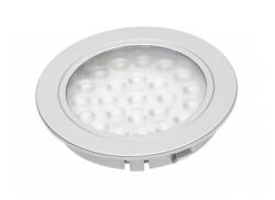 GTV LD-AL24ZB-53 Süllyesztett LED lámpatest Alvaro, 12V DC, 1.7W, 24 SMD3528, hideg fehér, 2m kábel miniAMP-val (2 csavar (LD-AL24ZB-53)
