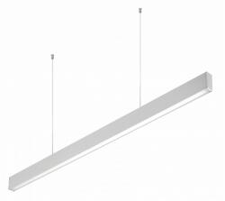 GTV LD-LIV40WNB-10 LED függesztett lámpatest LIVIA, 40W, 3600lm, AC220-240V, 50-60Hz, 100°, RA>80, IP20, AL/PC, 4000K, 120cm, fehér (LD-LIV40WNB-10)