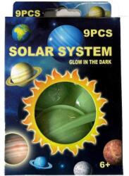 LG Imports Set 9 piese Sistem Solar Fosforescent LG Imports LG8884 Decoratiune camera copii