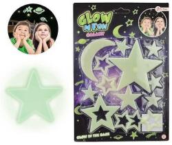 Toi-Toys Set Luna si Stele Fosforescente Glow N Fun Toi-Toys TT35055A Decoratiune camera copii