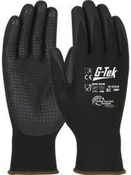 G-Tek G-TEK 3RX 15G kötött, nitrilhab tenyérmártott munkavédelmi kesztyű - Fekete - 06/XS (GTEK-31-5131R-ET-6)