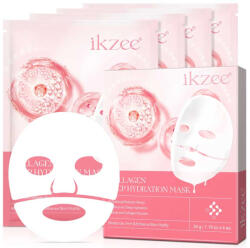 NOVA KISS Set 4 Masti cu BIO Colagen, Formula Avansata cu Probiotice, Tehnologie Hydro-Gel, Niacinamide, Acid Hialuronic si Vitamina E Masca de fata