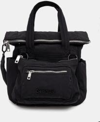 Desigual hátizsák BASIC MODULAR VOYAGE fekete, kis, sima, 24WAXY35 - fekete Univerzális méret