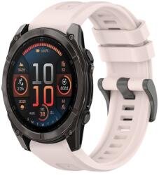 SILICONE Cserélhető szíj Garmin Fenix 8 47mm világos rózsaszín