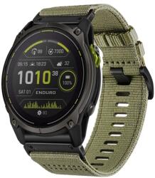  CANVAS Cserélhető szíj Garmin Enduro 3 ARMY GREEN-hoz