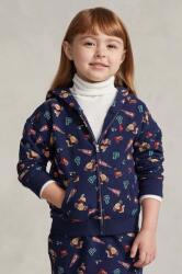 Ralph Lauren gyerek felső sötétkék, mintás, kapucnis - sötétkék 110