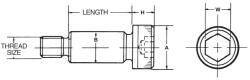 Qualfast m8x10x12 bkny illesztőcsavar h8 gr-12.9 (QFT6100812C)