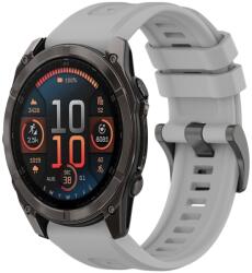 SILICONE Cserélhető szíj Garmin Fenix 8 47mm szürke