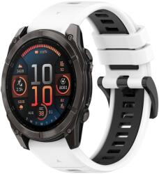 SPORT Cserélhető szilikon szíj Garmin Fenix 8 47mm fehér