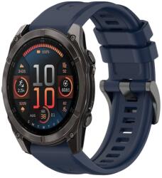 SILICONE Cserélhető szíj Garmin Fenix 8 47mm sötétkékhez