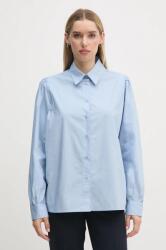 Benetton pamut ing női, galléros, regular, 5UJFDQ09C - kék L