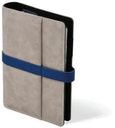 SATURNUS Kalendárium, gyűrűs, betétlapokkal, "M", műbőr, SATURNUS, "225" szürke-kék (26SM225-005) - iroszer24