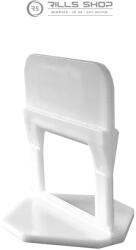 Lapszintező kapu, 2 mm, 3 - 12 mm, fehér, 100 db / csomag (20208731)