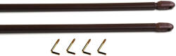 Vitrázspálca, 0.9mm, barna, 2 db / csomag, 60 - 90 cm (11115000)