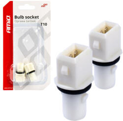 Amio T10 Izzó Foglalat Kocka T10 W5w W3w W16w Párban 03047 (03047)
